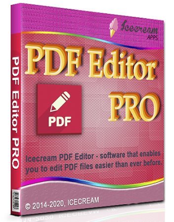 Icecream PDF Editor PRO 2.48 RePack (& Portable) by elchupacabra [Multi/Ru]