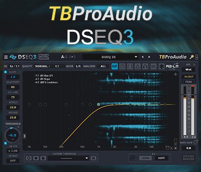 TBProAudio - DSEQ3 3.5.4 VST, VST3, AAX (x86/x64) [En]